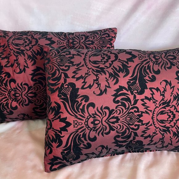 Other - Wine & Black Decorative Pillows